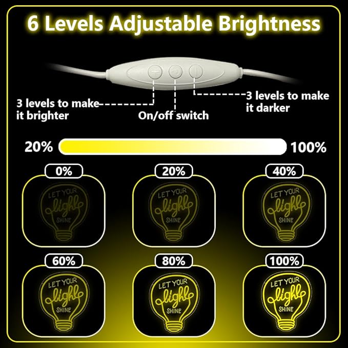 Let Your Light Shine Neon Sign, Dimmable LED Light Signs - Image 4