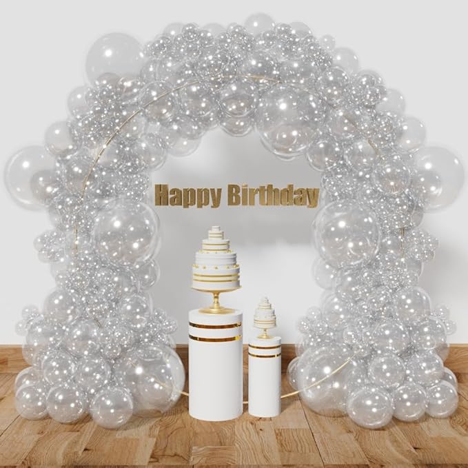 KAWKALSH Clear Balloon Arch Kit 111Pcs 18 12 5 Inch Latex Party Balloons Garland by %E7%AB%8B%E5%8D%B3%E8%B4%AD%E4%B9%B0