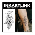 INKARTLINK Tattoo Tech, 2 Sheets Large Semi Permanent Tattoo, Adult Art Design by INKARTLINK