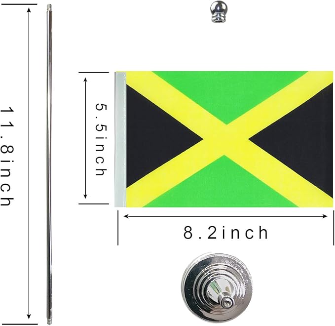 Jamaica Jamaican Table Flag, Desk Flags, Office Flag, International World - Image 2