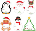 Christmas Gift Tags Stickers, Self-Adhesive Christmas Name Tags by COCHIE