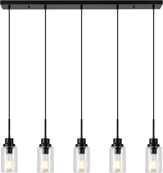 Black Dimmable Pendant Lighting by LIGOTFIRE