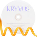 Yellow Satin Ribbon 3/8 inch X Continuous 100 Yards, Single Face Polyester by Kryvusribbon