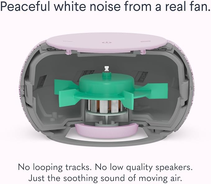 SNOOZ Pro - Smart White Noise Machine & Travel Case - Real Fan Inside, - Image 3