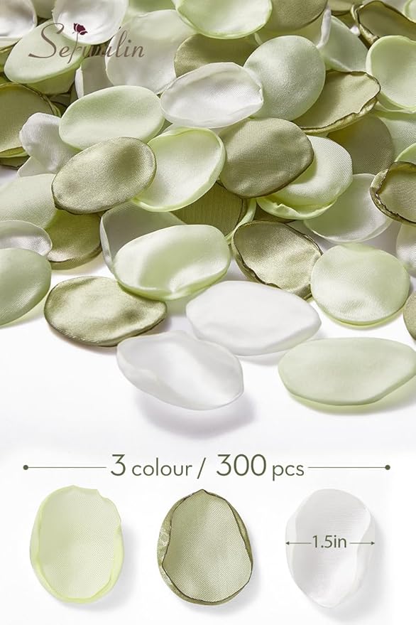 Serwalin 300Pcs Silk Rose Petals Artificial Flower Petals - Image 7