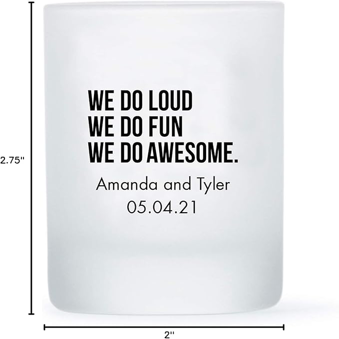 WEDDINGSTAR Personalized 3oz Frosted Shot Glass Customizable Full Color Print - Image 6