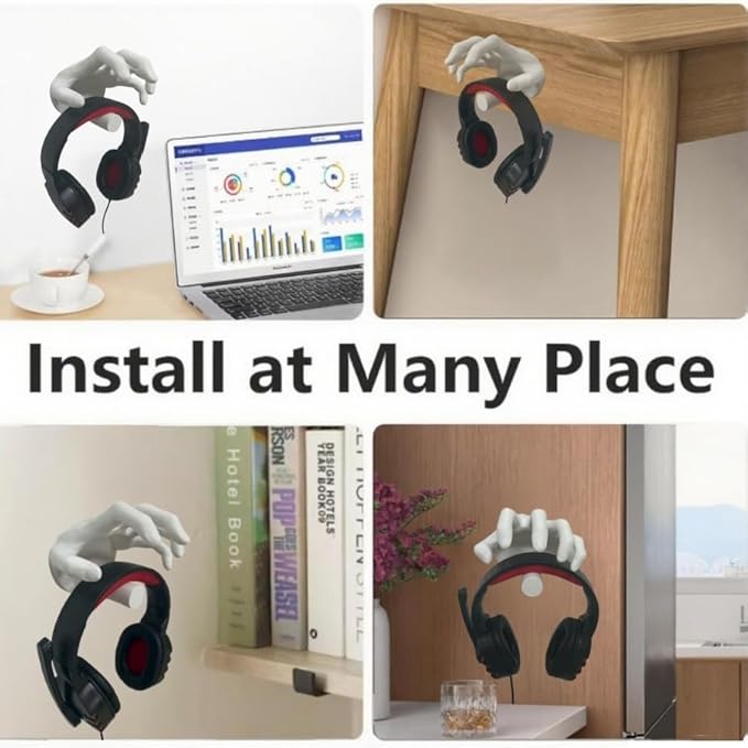 Gothic headphone stand, interesting headphone stand, 3D material headphone stand - Image 4