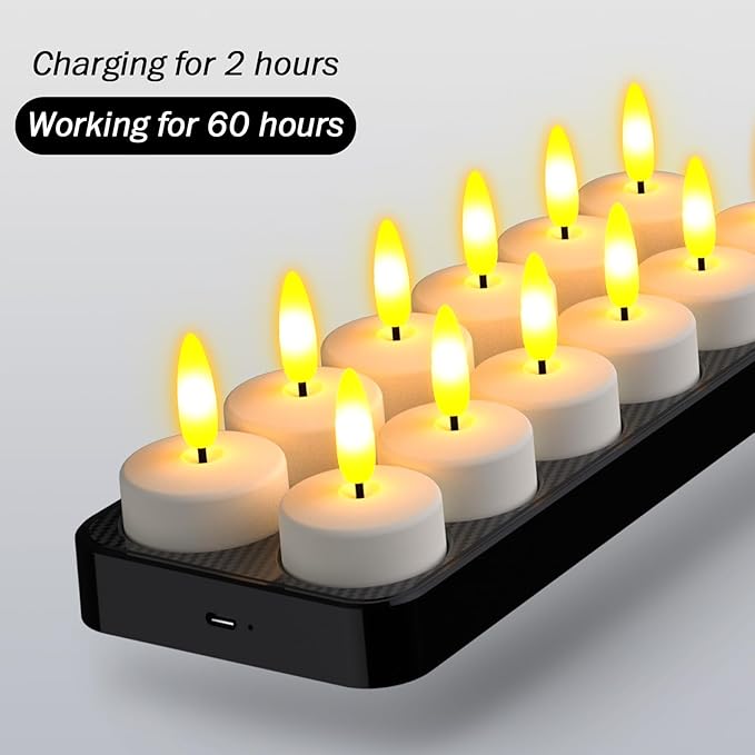 HL Rechargeable LED Tea Lights - Image 2