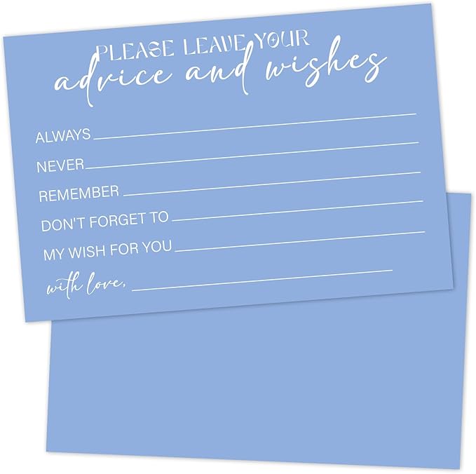 Advice and Wishes For the Mr and Mrs, Well Wishes for Wedding, Baby Shower by DOIUCRO