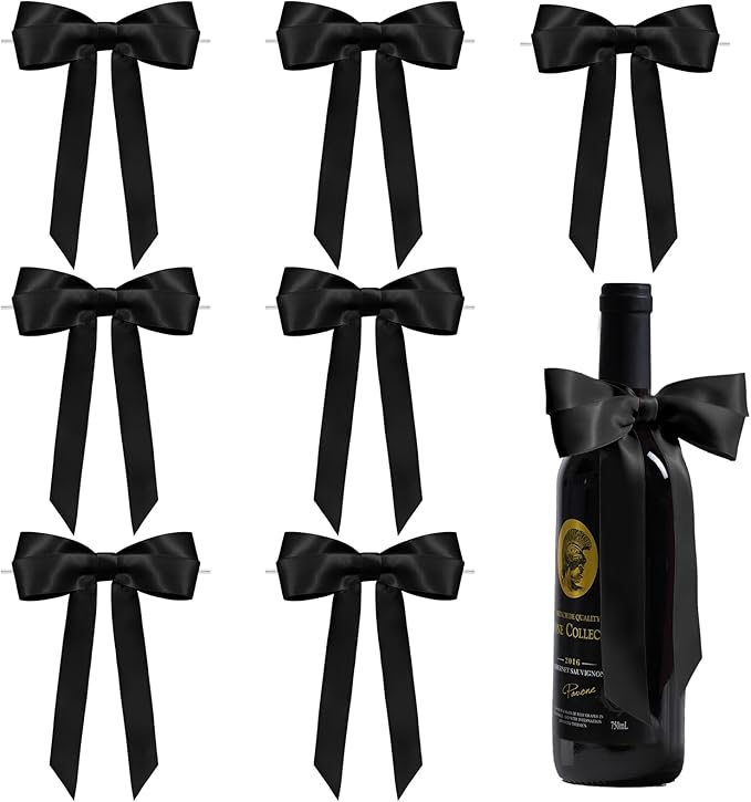 Black Bows for Gift Wrapping by FAKILO