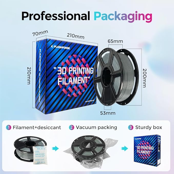 FLASHFORGE Rapid PLA Filament 1.75mm, High Flow Speedy 3D Printer Filament - Image 6