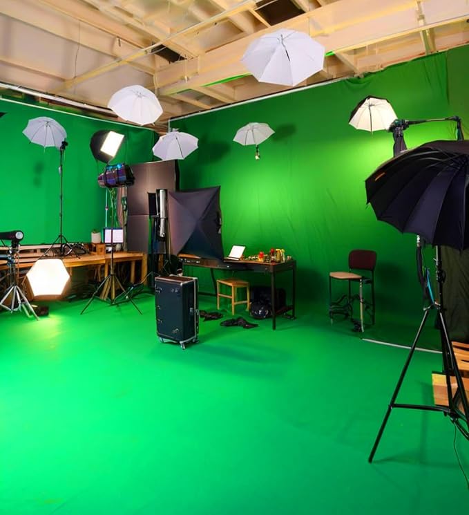 HEMMOTOP Green Screen Backdrop, 10 x 20 ft Large Chromakey Greenscreen - Image 3