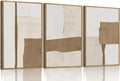 myusuar 3 Piece Large Modern Abstract Canvas Framed Wall Art by Unknown