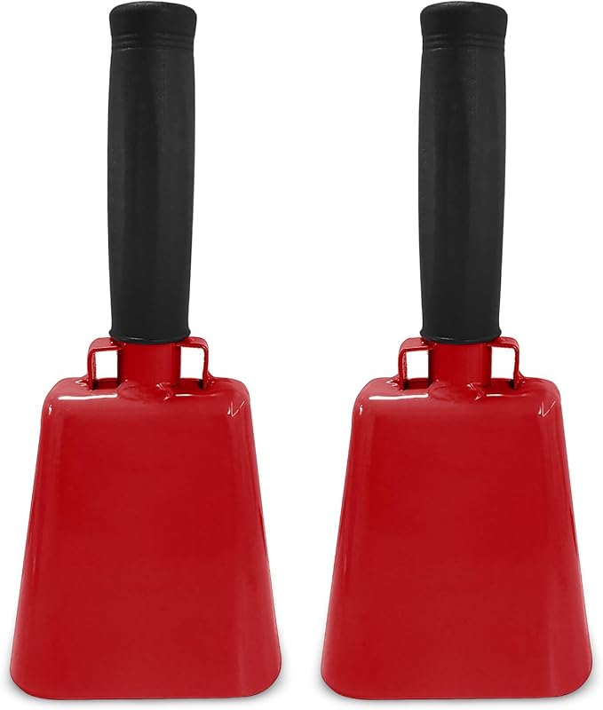 Deke Home - 2 Pack 7 Inch Steel Cowbells by DekeHome