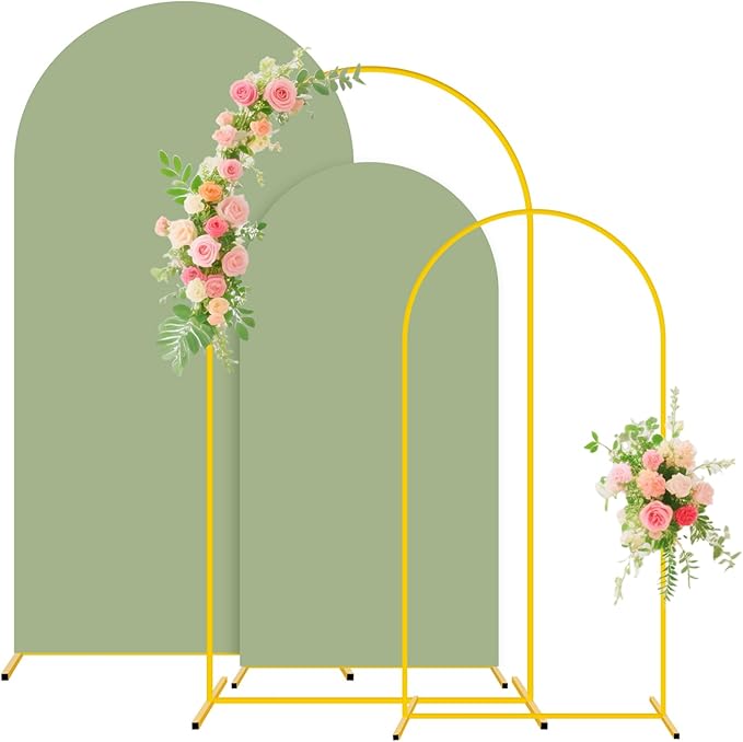 FUHSY Wedding Metal Arch Backdrop Stand by FUHSY
