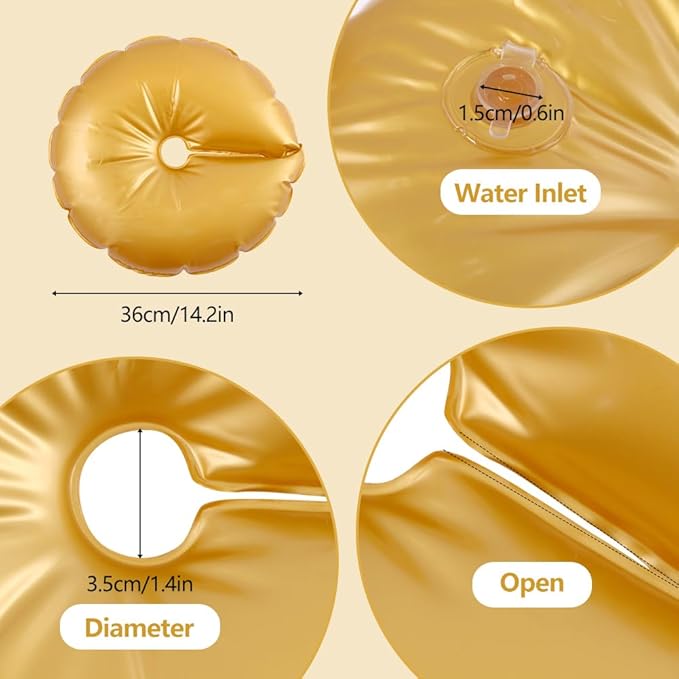 8 Pack Golden Water Bag for Wedding Arch Stands, Heavy Duty Water-Filled Base - Image 2