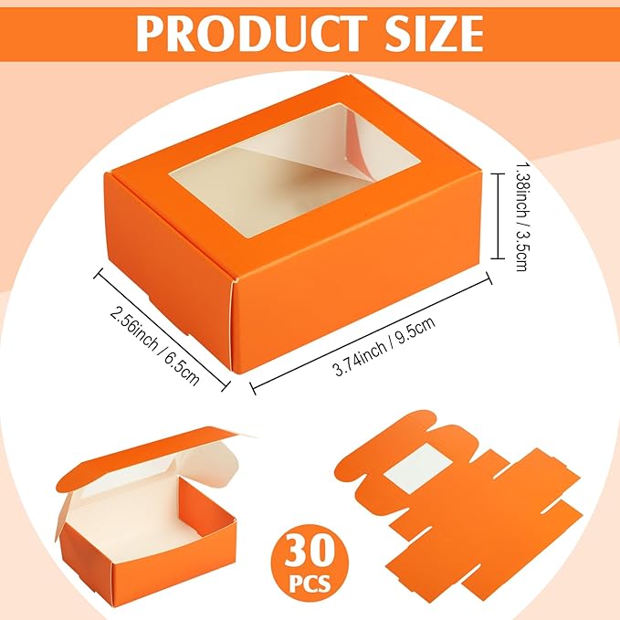 Zonon 30 Pcs Soap Boxes for Homemade Packaging, Mini Kraft Treat Boxes - Image 2