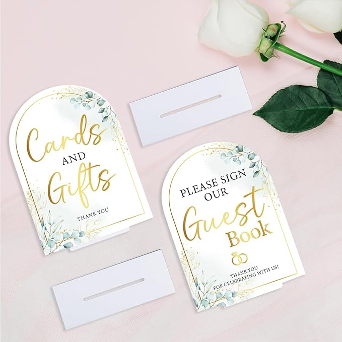 2-Piece Acrylic Wedding Sign Set - Image 5