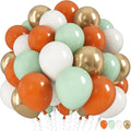Fall Balloons Set, 12 Inch Thanksgiving Balloons, Retro Burnt Terracotta Rust by HILAVO