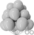 110pcs Grey Balloon 12 inch by KUULBELA