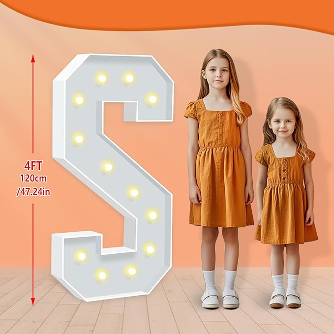 Marquee Light Up Letter S, Light Up Letters Art Craft Kit - Image 2
