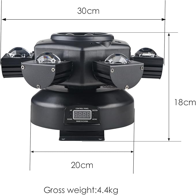 DJ Party Light, 150W RGBW 4in1 LEDs Stage Lights, DMX 512 Control Infinite - Image 4