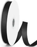 50 Yards 5/8 inch Grosgrain Ribbon, Solid Color Fabric Ribbon Perfect by VISPAD