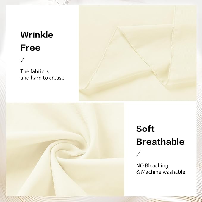VOK Wedding Arch Draping Fabric Chiffon Fabric, 29in x 18Ft 2 Panels Sheer - Image 4