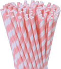 Disposable Pink Paper Straws by GLUJASBIO