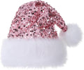 Personalized Sequin Santa Hat for Adults, Xmas Halloween New Year Holiday by Unknown