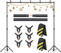 Backdrop Stand 10×8ft Adjustable Backdrop Support Ground Kit Photography Photo by Forlogic