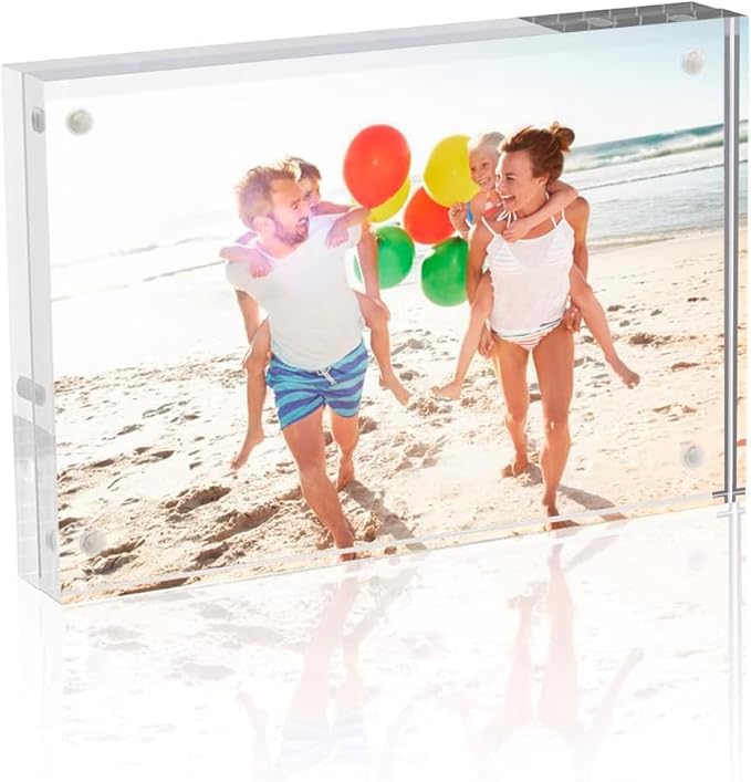 TWING Acrylic Frame 4x6, Magnet Double Sided Picture Frame, 12 + 12MM by TwingRepublic