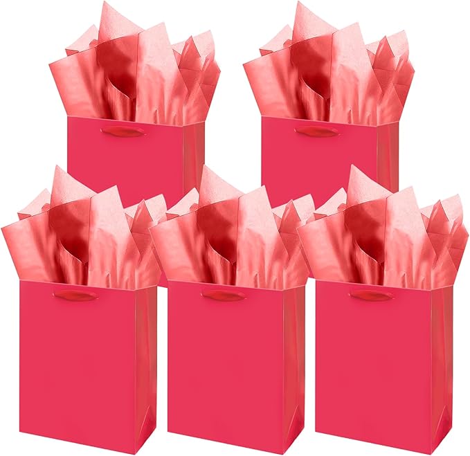 Gcardist Wine Red Gift Bags by Gcardist