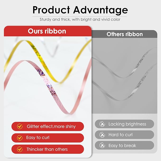 Red Curling Ribbon - Image 6