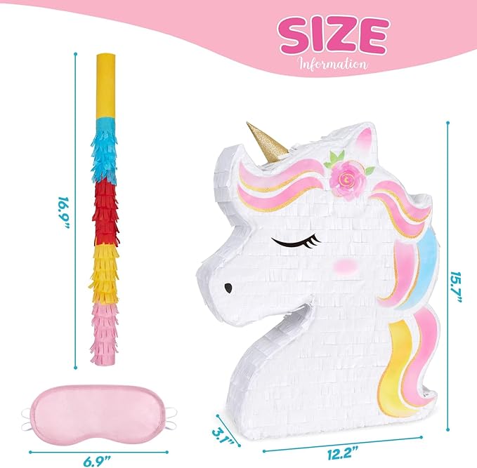WERNNSAI Unicorn Piñata - Image 3