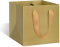 ADIDO EVA Gold Square Gift Bags Small Size Square Bottom Paper Bags by ADIDOEVA