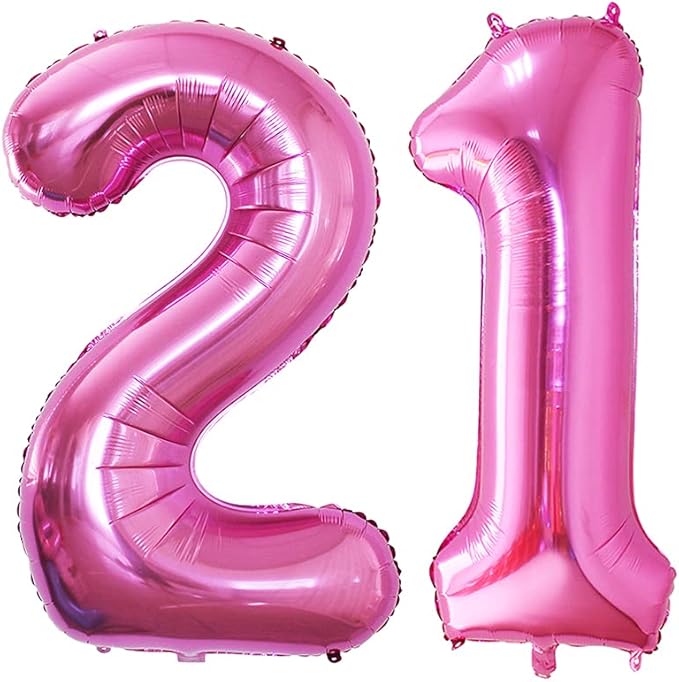 GOER Number 12 Balloons for 12th Birthday Sweet 12 Party Decorations, 42 Inch by GOER