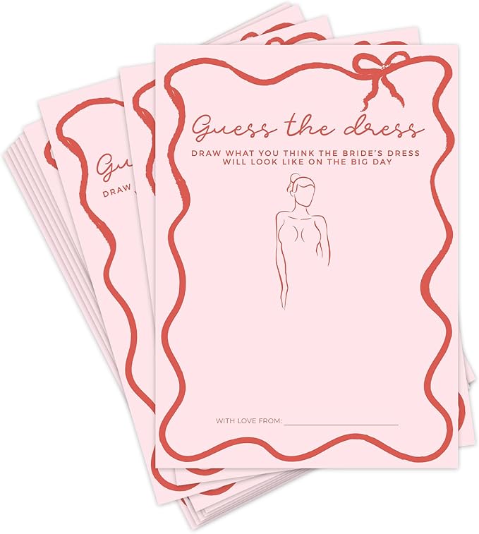 DEEKA 30 PCS Bridal Shower Games Card - Image 8