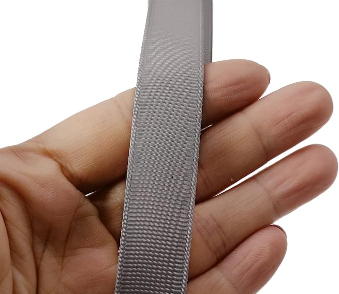 Jesep One Roll 100 Yards Soild Grosgrain Ribbon Boutique Gift Wrapping Package - Image 2