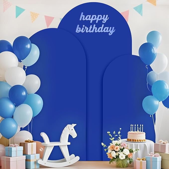 Set of 3 Metal Arch Backdrop Stand - Image 4