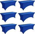 6-Pack 6ft Spandex Table Covers by Unknown