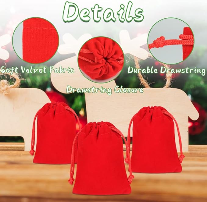 Shintop 10 Pack Velvet Drawstring Bags - Image 4