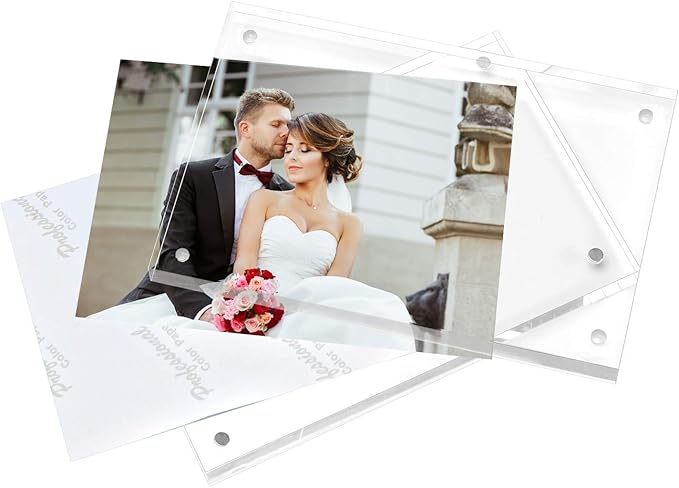 Magicool Premium Acrylic Photo Frame- Magnet Photo Frame -Double Sied Thick - Image 2