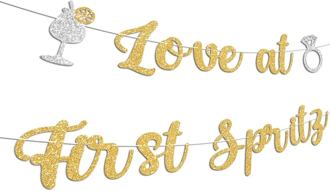 Love At First Spritz Wedding Banner - Image 4