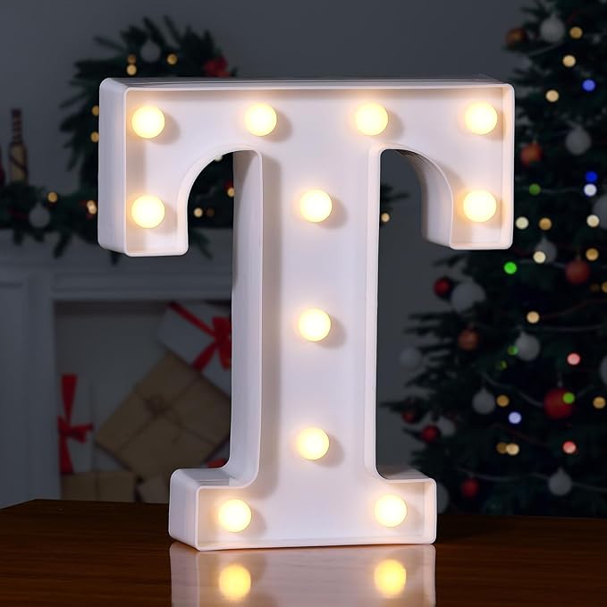 Foaky LED Letter Lights Sign Marquee Light Up Letters Sign by Foaky