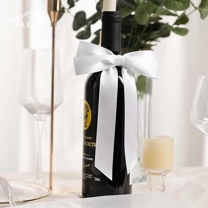 White Bows for Gift Wrapping - Image 7