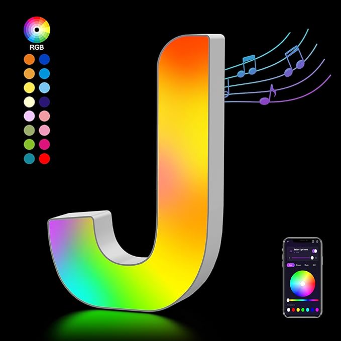 OJQ Light Up Letters LED Letter by OJQ