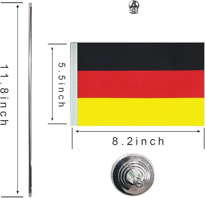 Germany German Flag Table Desk Flags, Office Flag, International World Country - Image 2