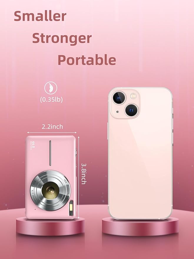 Digital Camera, FHD 1080P Digital Point and Shoot Camera - Image 5