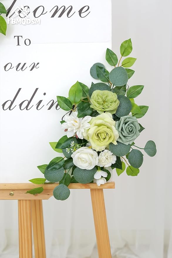 Pack of 2 Artificial Flowers for Backdrop Decoration, Wedding Arch Flowers - Image 5